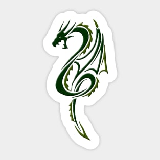 Oriental Dragon Artwork Sticker